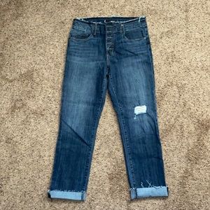 Kut Reese high rise ankle straight